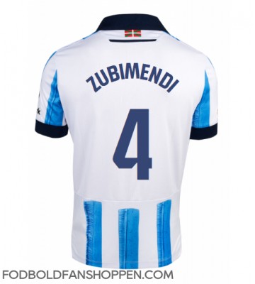 Real Sociedad Martin Zubimendi #4 Hjemmebanetrøje 2023-24 Kortærmet